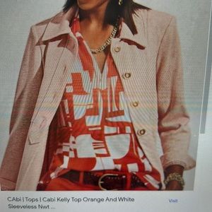 CAbi Kelly top. Never worn. Size small